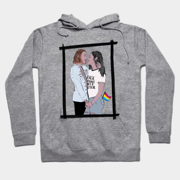 wynhaught pride Hoodie by wynhaaughtcolbs